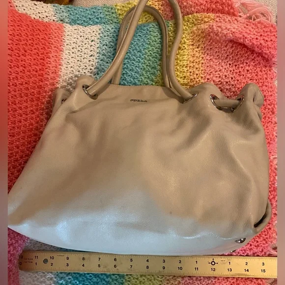 Furla Taupe Leather Top Handle Bag. Great used condition. Preloved - Picture 15 of 15